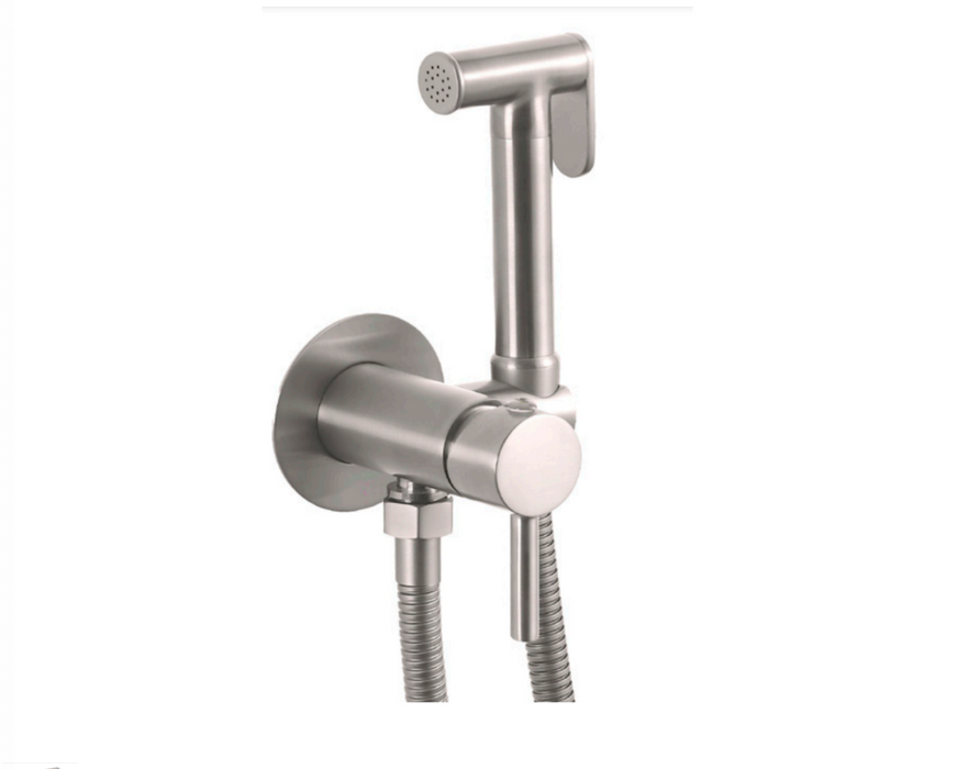 JTP Inox Pure Stainless Steel Single Lever Douche Set for Hot and Cold Operation