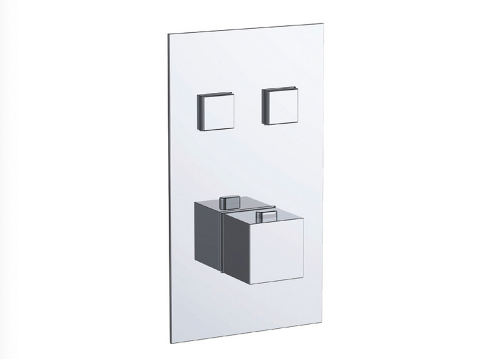 JTP Athena Chrome 2 Outlet Touch Thermostat