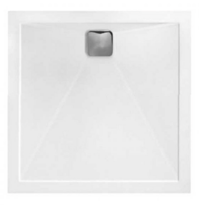 TM Square 25mm Elementary Stone Resin Shower Tray - Select Size