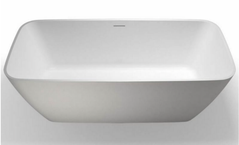 ClearWater Modern Vicenza Piccolo Natural Stone Freestanding Bath 1600x 750mm