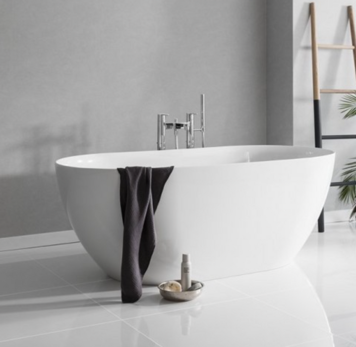 ClearWater Modern Formoso Petite Clear Stone Freestanding Bath 1500 x 800mm