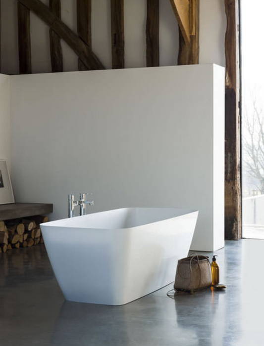 ClearWater Modern Vicenza Petite Clear Stone Freestanding Bath 1524 x 800mm