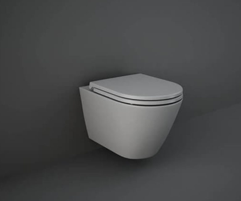 RAK Ceramics Wall Hung WC with Soft Close Seat - Select Colour