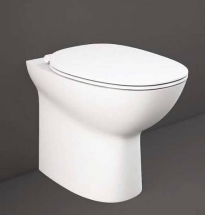 RAK Ceramics Morning Rimless Back to Wall WC Pan with Soft Close Seat