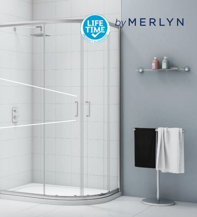 Merlyn Off-Set Quadrant Shower Door Enclosure 6mm 1200 x 900 x 1800mm