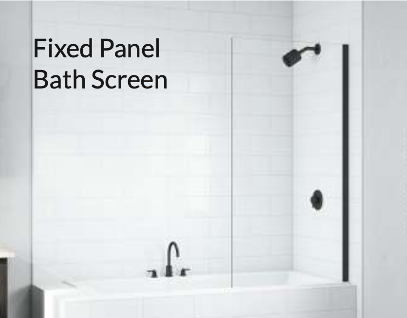 Merlyn Vivid Dusk Fixed Panel Bath Screen 1500 x 800mm