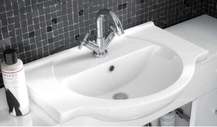 Villia Furniture Gloss White Extra 1200mm Vanity Unit & Basin