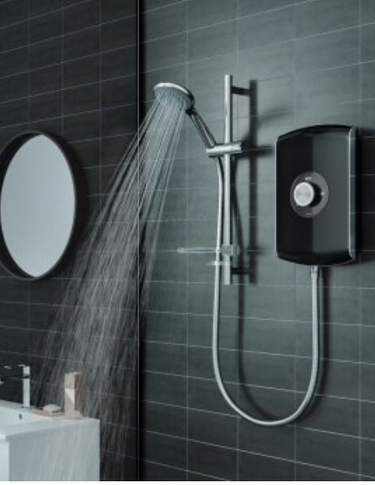 Triton Amore Brushed Steel Electric Shower 8.5kW