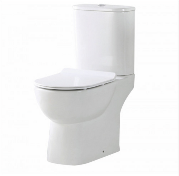 Belini Open Back Rimless Pan with Cistern and Soft Close Seat
