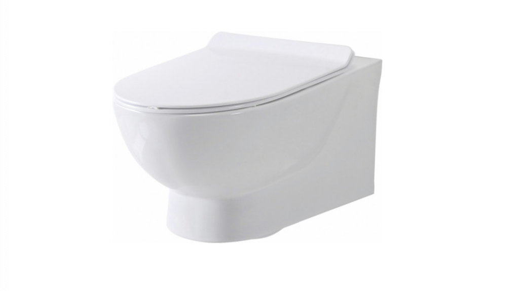 Belini Wall Hung Rimless Pan with Soft Close Seat