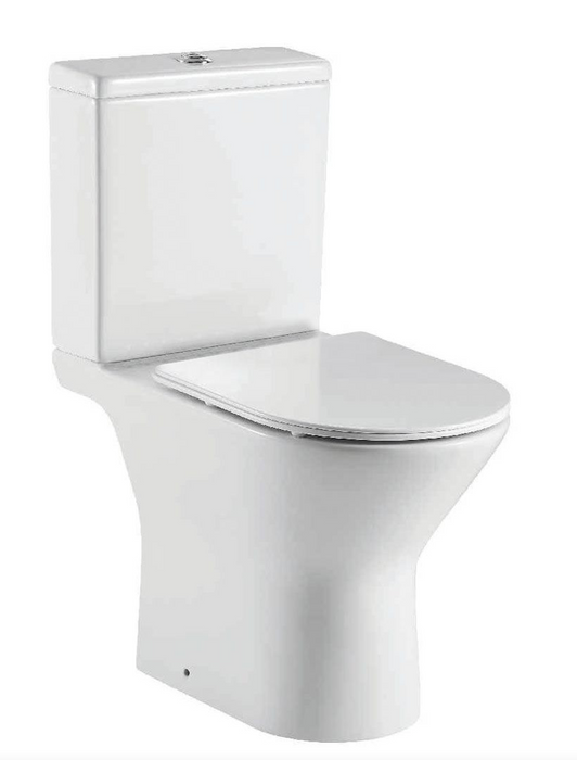Middleton Rimless Open Back Pan with Cistern & Soft Close Seat