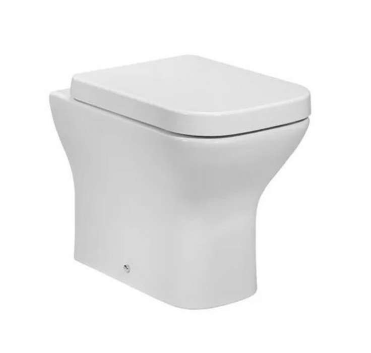Porto Rimless Back to Wall Pan with Soft Close Seat