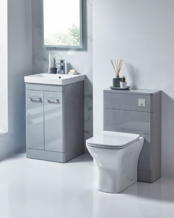 Rossini White Back to Wall WC Unit