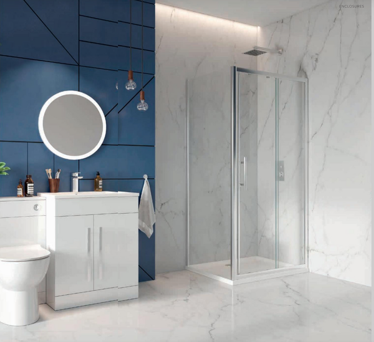 S6 Sliding Door 8mm Enclosure 1400mm