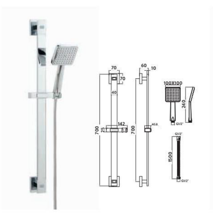 Scudo Lunar Riser Rail Kit