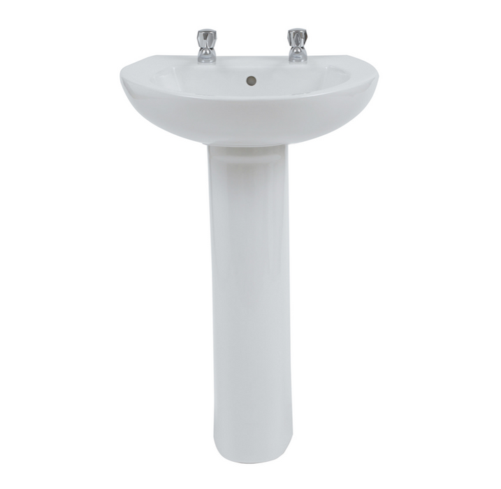 Xclusive 550 2TH Basin with Pedestal