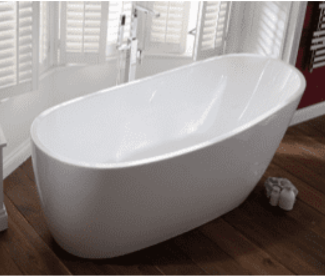 Pano Thin Edged Two-Skinned Freestanding Bath 1500 x 735mm