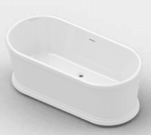 Holborn Tub Double Ended Freestanding Bath 1800 x 850mm