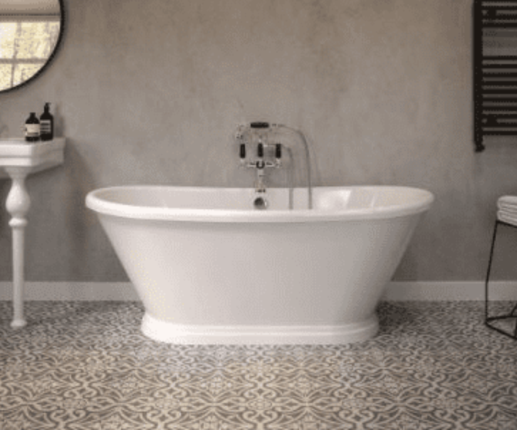 Empire Double Ended Freestanding Bath 1555 x 750mm