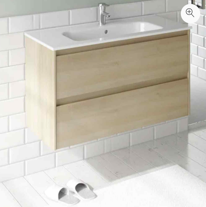 Alfa Anthracite 900 Wall Hung Vanity Unit with Basin