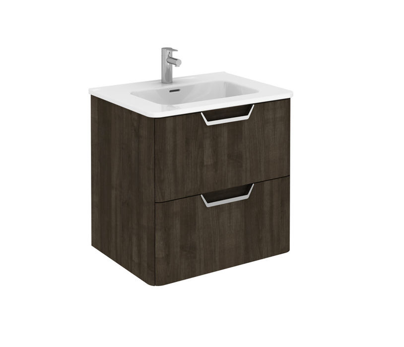 Life Anthracite 810 Wall Hung Vanity Unit with Basin