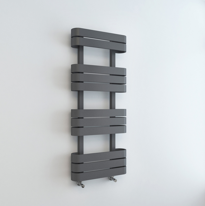 Compass Anthracite Designer Towel Rail 500 x 1200mm