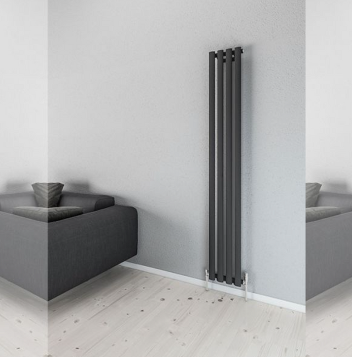 Moda Anthracite Steel Designer Radiator 280 x 1800mm
