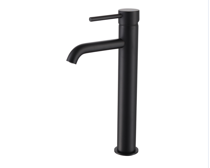 Mineral Matt Black Tall Mono Basin Mixer
