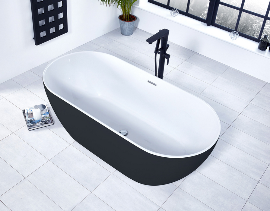 Vido Chrome Floorstanding Bath Shower Mixer