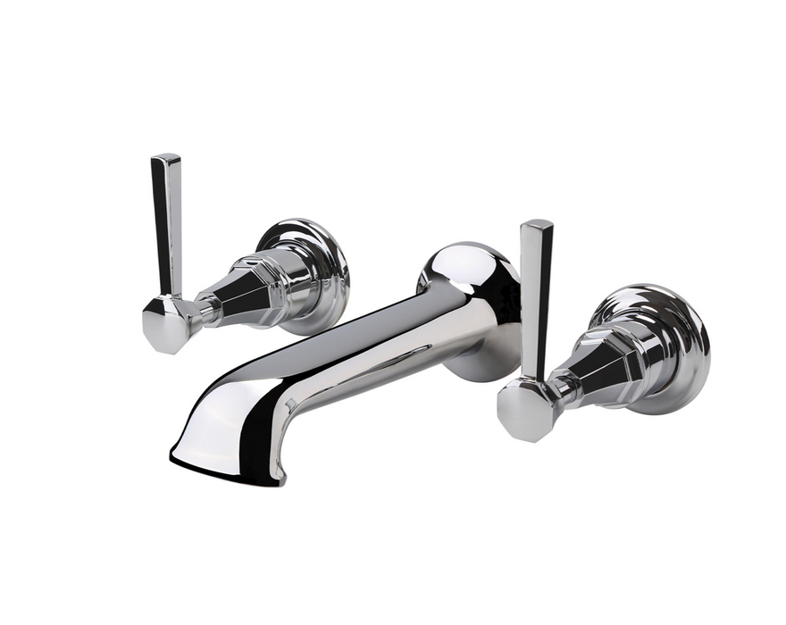 Holborn Hatton Chrome Wall Mounted Basin Mixer