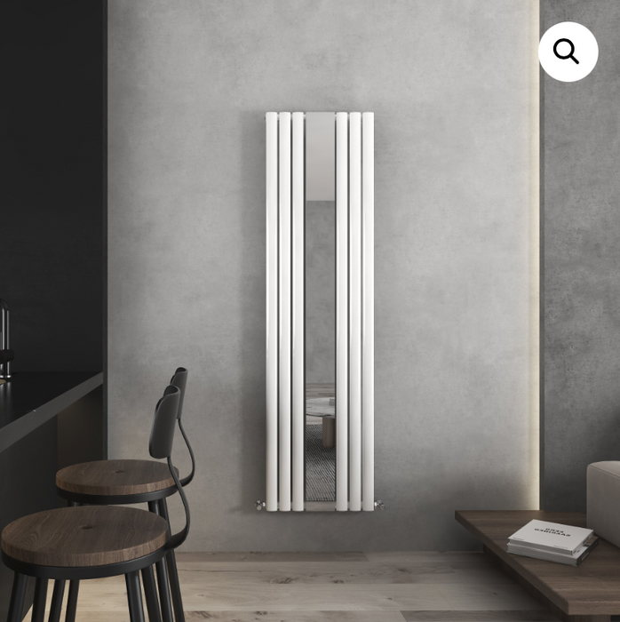 Impresso Anthracite Mirrored Radiator 1800 x 499mm