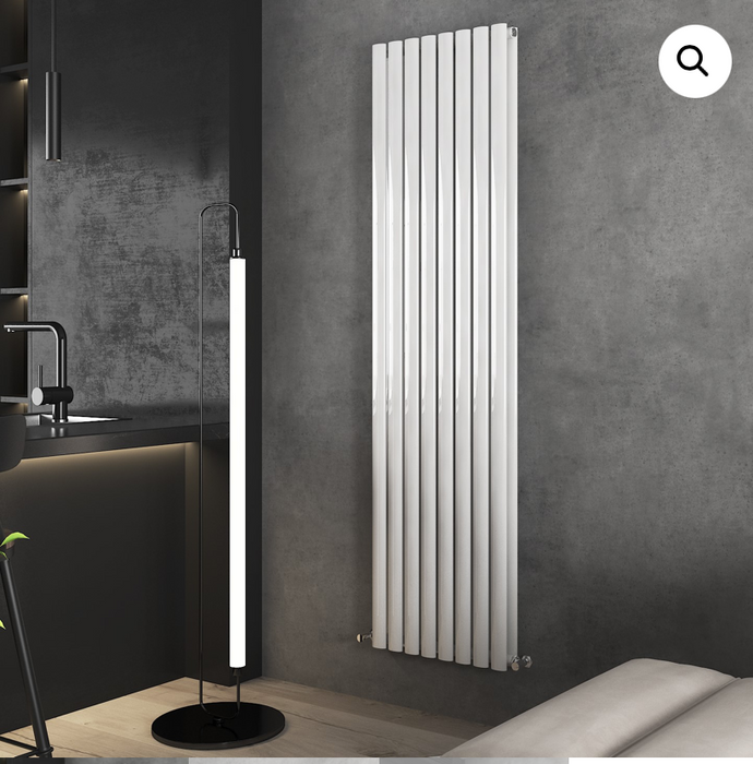 Elle Noir Black Double Radiator 1800 x 540mm