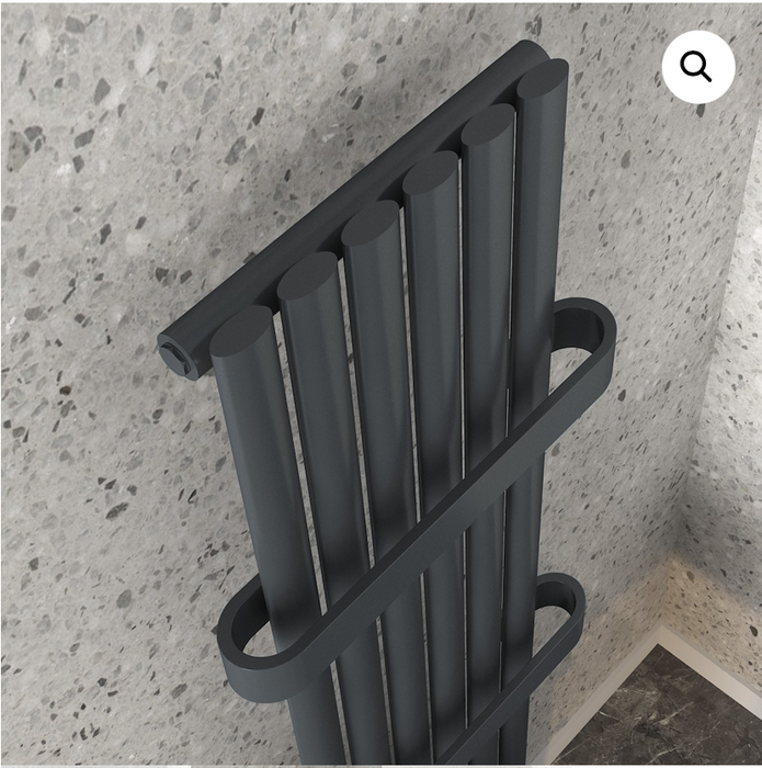 Kenzio Anthracite Towel Radiator 1600 x 500mm