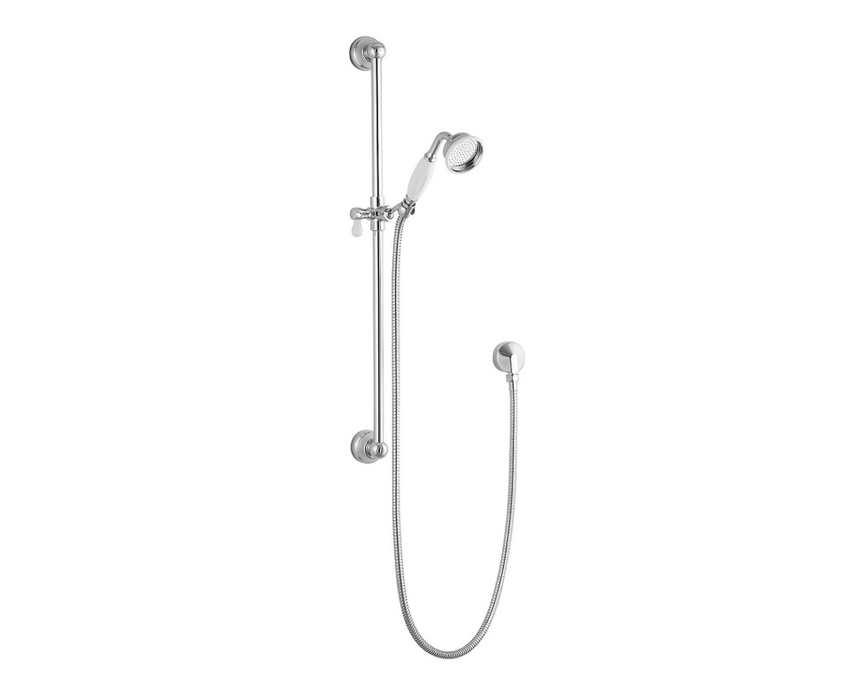 Wentworth Chrome Slide Rail Kit with Outlet Elbow