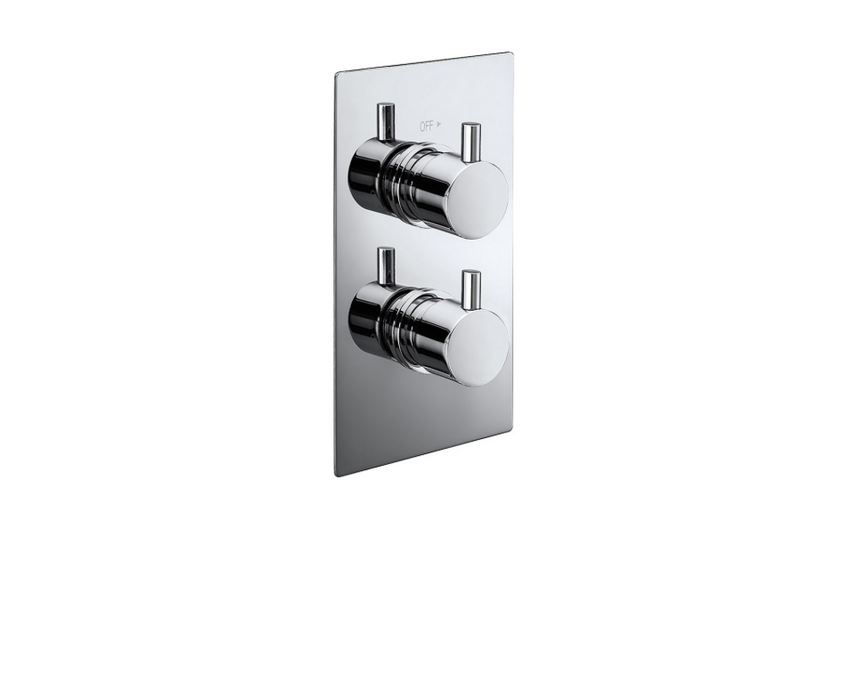 Pure Chrome 1-Way Concealed Thermostatic Shower Valve