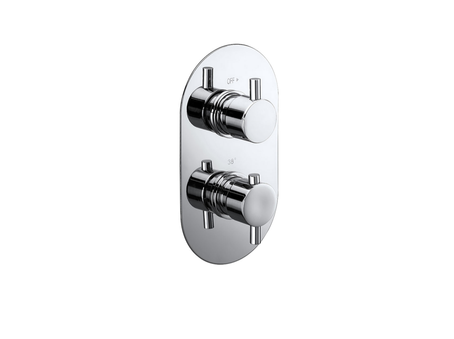 Evoke Chrome 1-Way Concealed Thermostatic Shower Valve