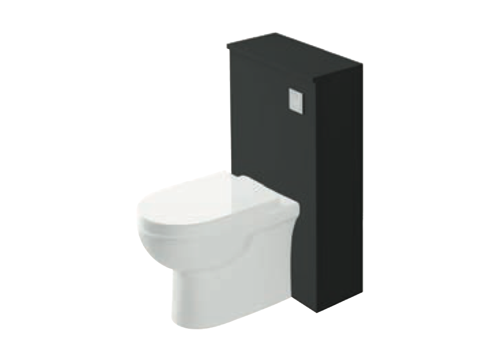 Azure Misty Pink 500 BTW Unit with Pan and Soft Close Seat