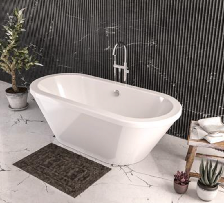 Humber Gloss White Beauforte Acrylic Freestanding Bath 1700 x 755mm