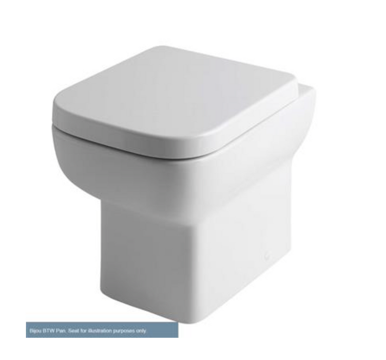 Bijou Back to Wall Comfort Height Pan with Soft Close Seat
