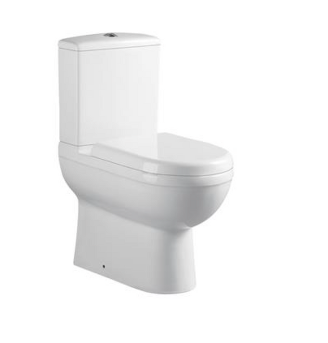 Dura Confort Height BTW CC Pan with Cistern and Soft Close Seat