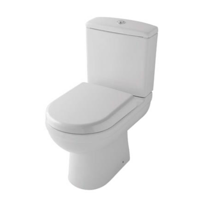 Dura Rimless Pan with Cistern and Soft Close Seat