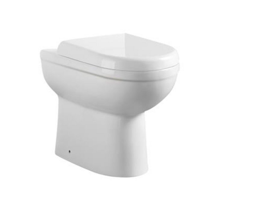 Dura Comfort Height Back to Wall Rimless Pan with Soft Close Seat