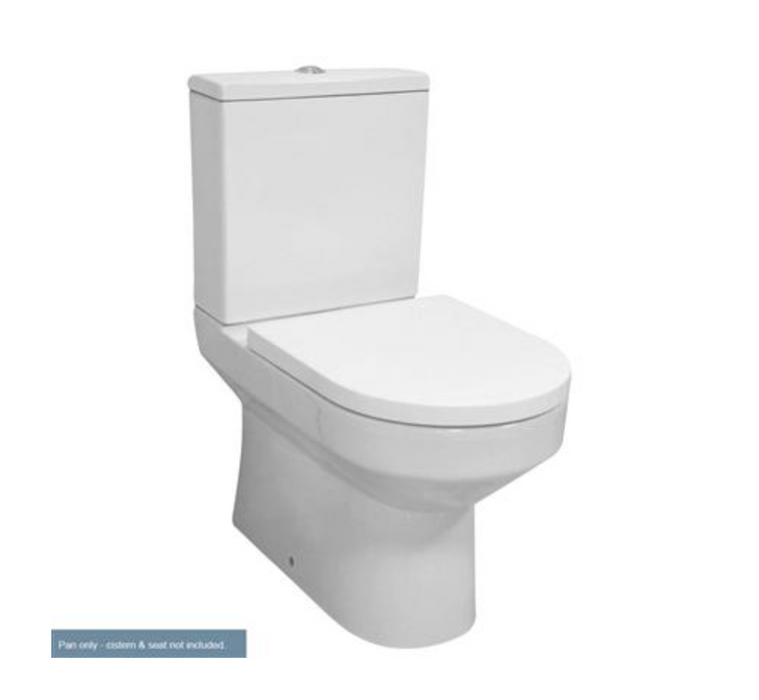Kenley Close Coupled BTW Rimless Pan with Cistern & Soft Close Seat
