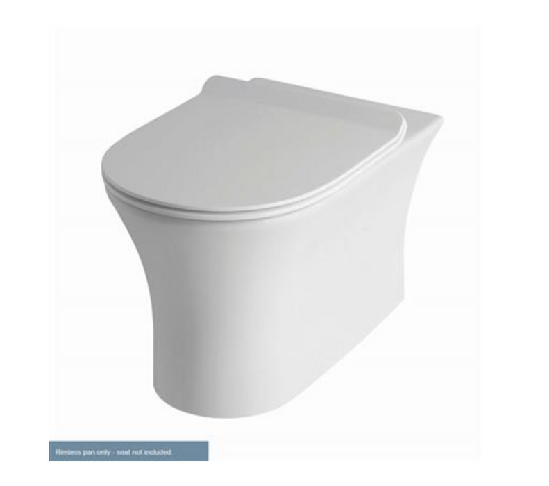 Northall Comfort Height BTW Rimless Pan with Soft Close Seat