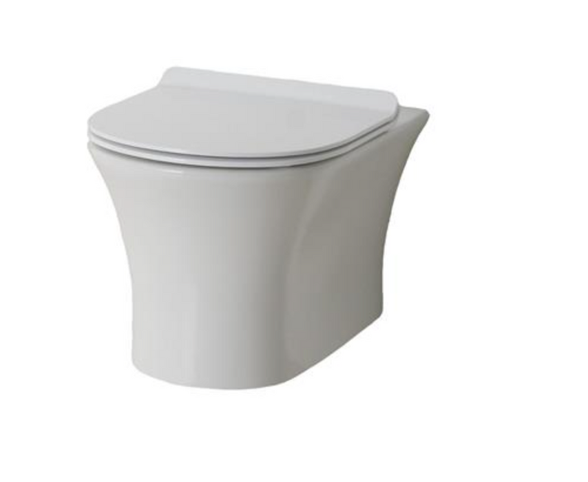 Northall Wall Hung Rimless Pan with Soft Close Seat