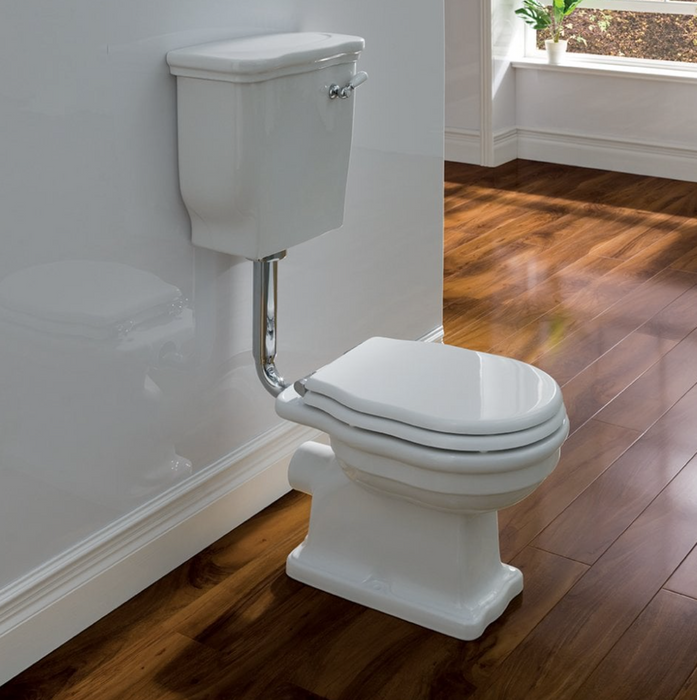 Fino WC Pan with Low Ceramic Cistern and Soft Close Seat