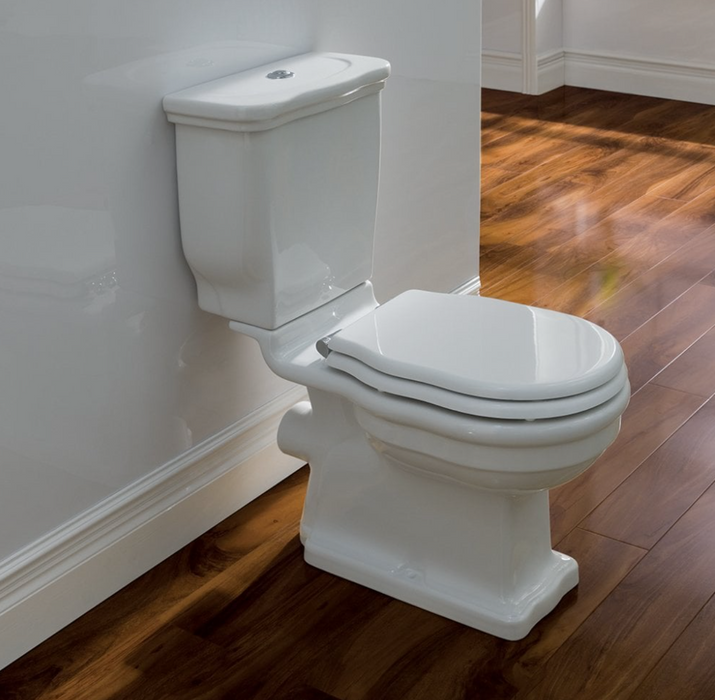 Fino Close Coupled WC Pan with Cistern and Soft Close Seat