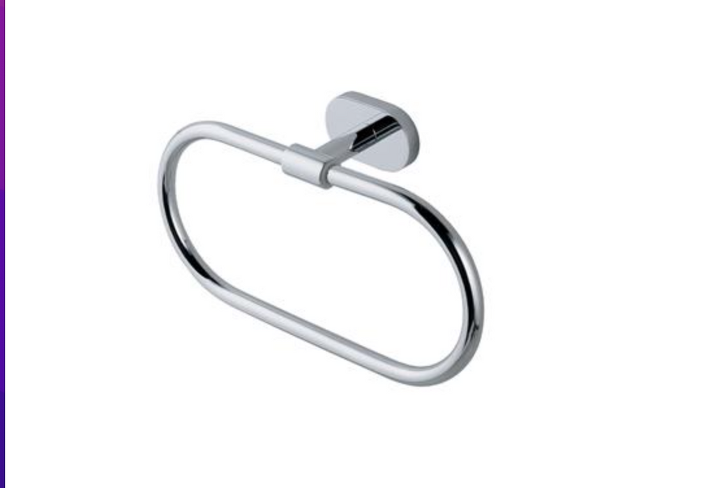 Salerno Chrome Towel Ring