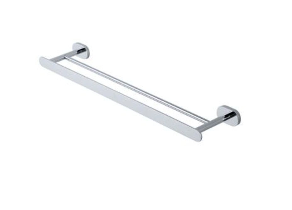 Salerno Matt Black Single Towel Rail