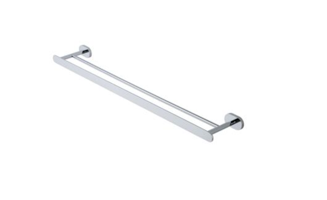 Salerno Chrome 600 Double Towel Rail